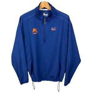 BANDED GEAR Jacket Mens 2XL Blue 1/4 Zip CALIFORNIA WATERFOWL Light Pullover